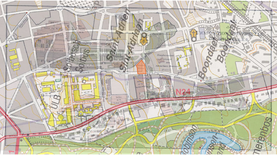 plan expo 1910 - topo