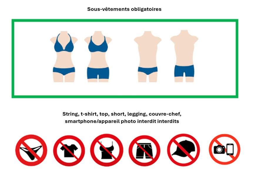 Tenue pour les TPs d'ostéopathie